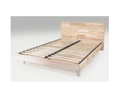 Lit Viking style Scandinave bois 2 places, 160 x 200 cm