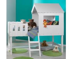 Lit cabane Maisonnette 90 x 190 cm,