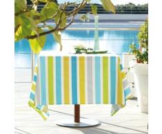 Nappe anti taches Andernos Turquoise, 160 x 200 cm