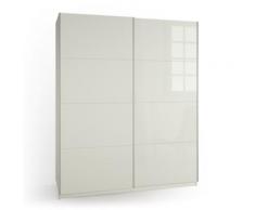 Armoire 2 portes laquées Delphy, 150 cm