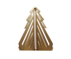 Sapin de noel en carton Prévert, 114 cm