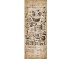 Papier peint lé unique Ustensile de cuisine vintage,