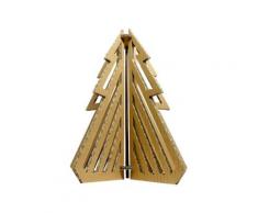 Sapin de noel en carton Prévert, 36 cm