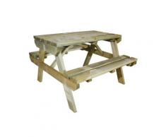 Table de pique nique enfant Chinchilla en bois,