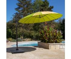 Parasol déporté Pagode diamètre 3m avec 18 baleines Pro Loisirs,