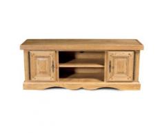 Meuble TV bas en chene LA BRESSE,