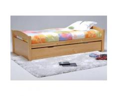Lit gigogne Wap miel, 90 x 190 cm