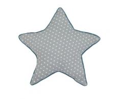 Coussin étoile en coton Nuages,
