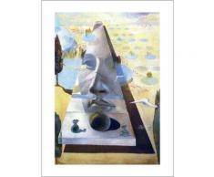 Apparition du visage de l'Aphrodite de Cnide dans un paysage, Salvador DALI (1904-1989), affiche 60x80 cm,