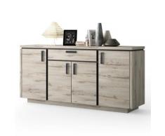 Buffet DURBAN 4 portes 1 tiroir longueur 2 m,