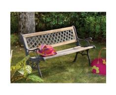 Banc 2 places en bois Rubelo,