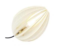 Fève - lampe à poser en bois,