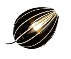 Fève - lampe à poser en bois,