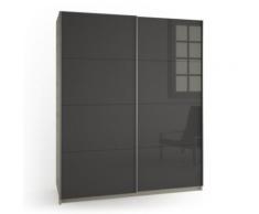 Armoire 2 portes laquées Delphy, 200 cm
