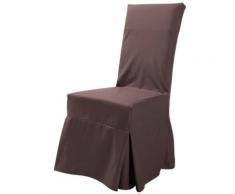 Housse universelle de chaise Tosca TUTTI TEMPO, chocolat,