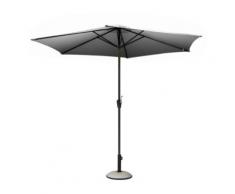 Parasol aluminium rond diamètre 3.5 m avec manivelle Pro Loisirs,
