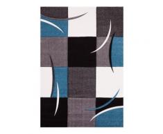 Tapis de salon bleu California AlloTapis, 80 x 150 cm