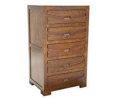 Chiffonnier 5 tiroirs Papaye,