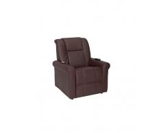 FAUTEUIL RELEVEUR MARRON SEINE