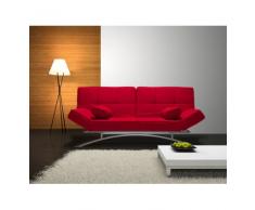 BANQUETTE CONVERTIBLE SARDAIGNE ROUGE
