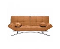 BANQUETTE CONVERTIBLE SARDAIGNE MARRON
