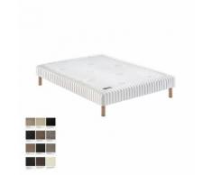 Sommier tapissier Bultex Confort Moelleux Morphologique 5 Zones 160x200