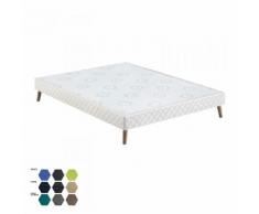 Sommier tapissier Merinos Confort Ferme 15,5 cm 160x190 avec 2 sommiers