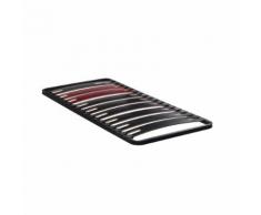 Lat XL Sommier cadre à lattes BULTEX 4cm (90x200cm) Alinea Noir