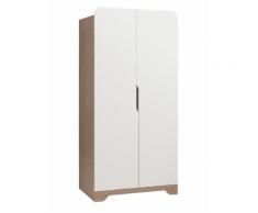 Armoire enfant 2 portes {CouleurRetravaillée}
