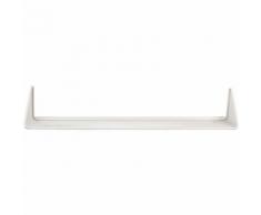 Étagère murale blanche en métal ajouré (L80xP20xH19cm) Blanc