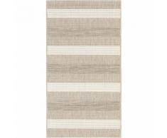Tapis extérieur et intérieur 80x150cm beige Beige