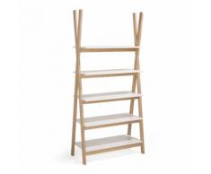 Tipi Étagère en pin massif H176cm 5 tablettes pour enfant Alinea Blanc