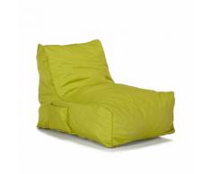 Amalia Fauteuil de jardin relax / pouf vert Alinea Vert
