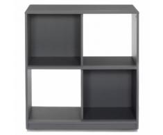 Etagère grise 4 cases à roulettes {CouleurRetravaillée}