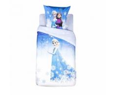 Housse de couette enfant et 1 taie d'oreiller Bleu