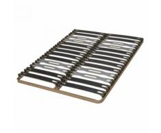 Ebaflex Sommier cadre à lattes ALINEA 8cm (140x190cm) Alinea Marron