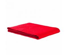 Couvre-lit rouge 180x250cm Rouge