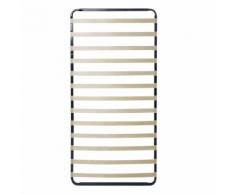Mini Sommier cadre à lattes ALINEA 4cm (90x190cm) Alinea Noir