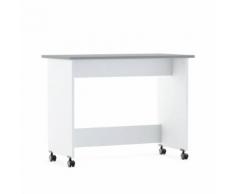 Filou Bureau enfant blanc avec roulettes Alinea Blanc
