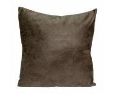 Coussin décoratif marron 42cm {CouleurRetravaillée}