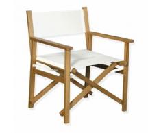 Guérande Fauteuil de jardin régisseur pliant en acacia Alinea Naturel