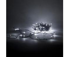 Guirlande électrique clignotante à LED blanc froid L3m60 Blanc, Noir