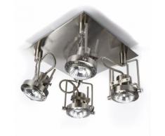 Plafonnier 4 lumières Led