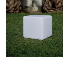 Cube lumineux multicolore autonome solaire 30x30cm Multicolore