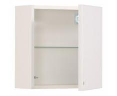 Armoire murale de salle de bains blanche Blanc