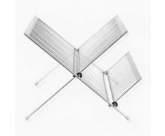 Égouttoir pliable en acier galvanisé l46cm Gris
