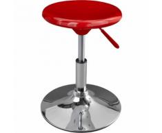 Tabouret de bureau junior rouge