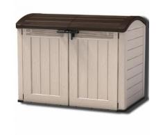 Fred Jardin Coffre de rangement d'extérieur beige 2000L Alinea