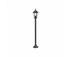 Laterna 4 Potelet d'extérieur en aluminium moulé noir H100cm Alinea Noir