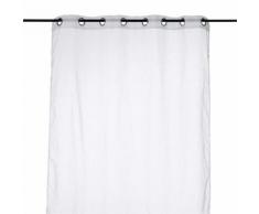Voilage à oeillets 140x250 Blanc Blanc